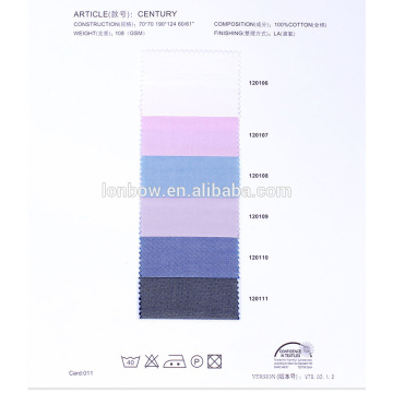 Wholesale 100% cotton yarn dyed shirt fabrics